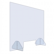  Panou plexiglas protectie casierie cu talpi 67x60 cm